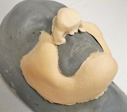 Shrek Super Hero Chin / Cheek Foam Latex Prosthetic